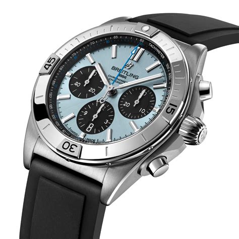 breitling ice blue chronomat review|breitling chronomat b01 42mm.